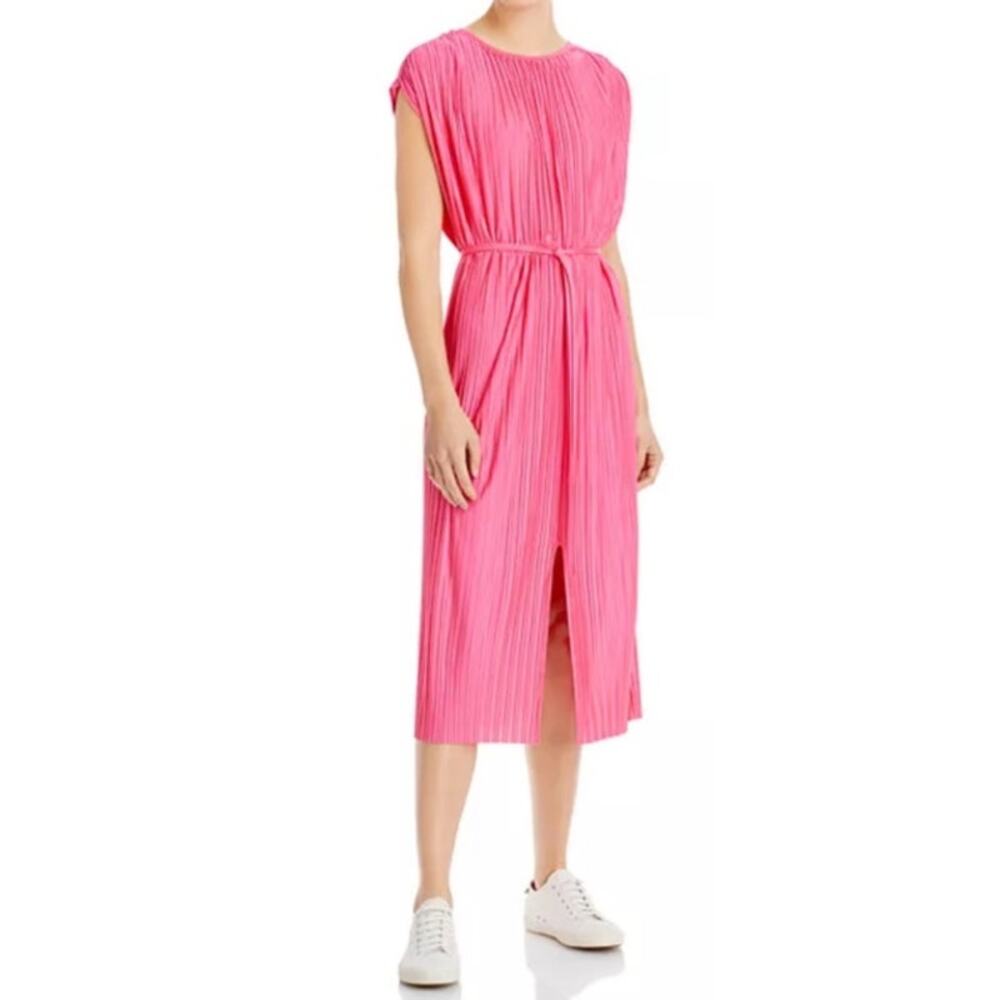 BOSS Hugo Boss Emura pleated belted pink size XXL